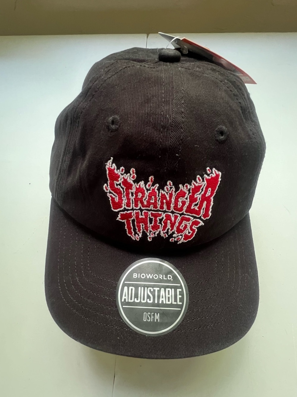 Bioworld Stranger Things Black Cap with Red Logo
